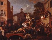 William Hogarth chairing the member china oil painting artist